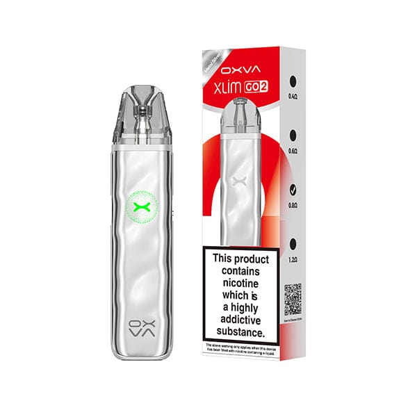 Pod Kits Metal Silver Oxva Xlim Go 2 Pod Kit
