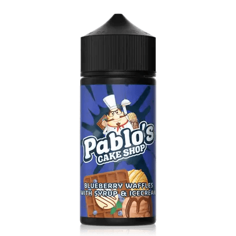 Shortfill Eliquids Blueberry Waffles With Syrup Pablos Cake Shop Shortfill E-Liquids