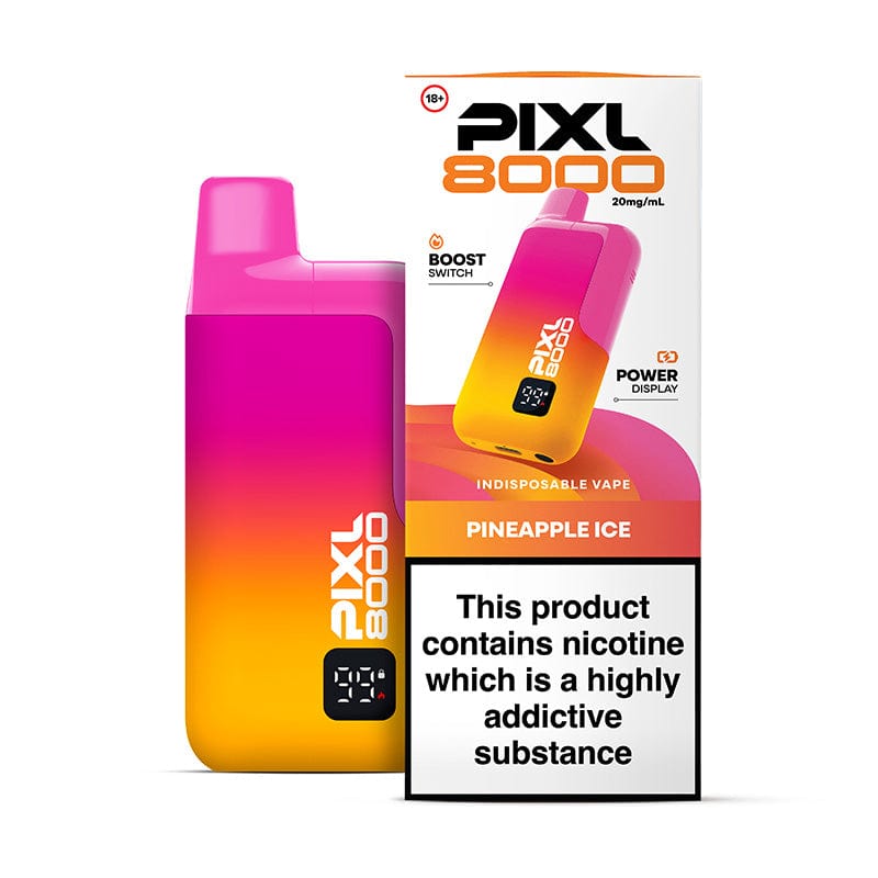 Pre-Filled Vape Devices Pineapple Ice PIXL 8000 Prefilled Pod Kit