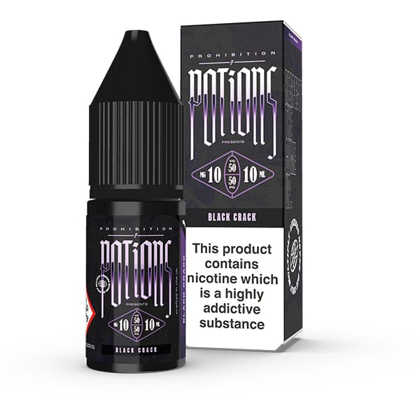 Nic Salts Black Crack / 10mg Prohibition Potions Nic Salt E-Liquids