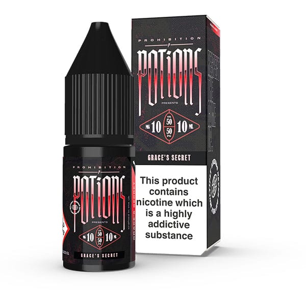 Nic Salts Grace's Secret / 10mg Prohibition Potions Nic Salt E-Liquids