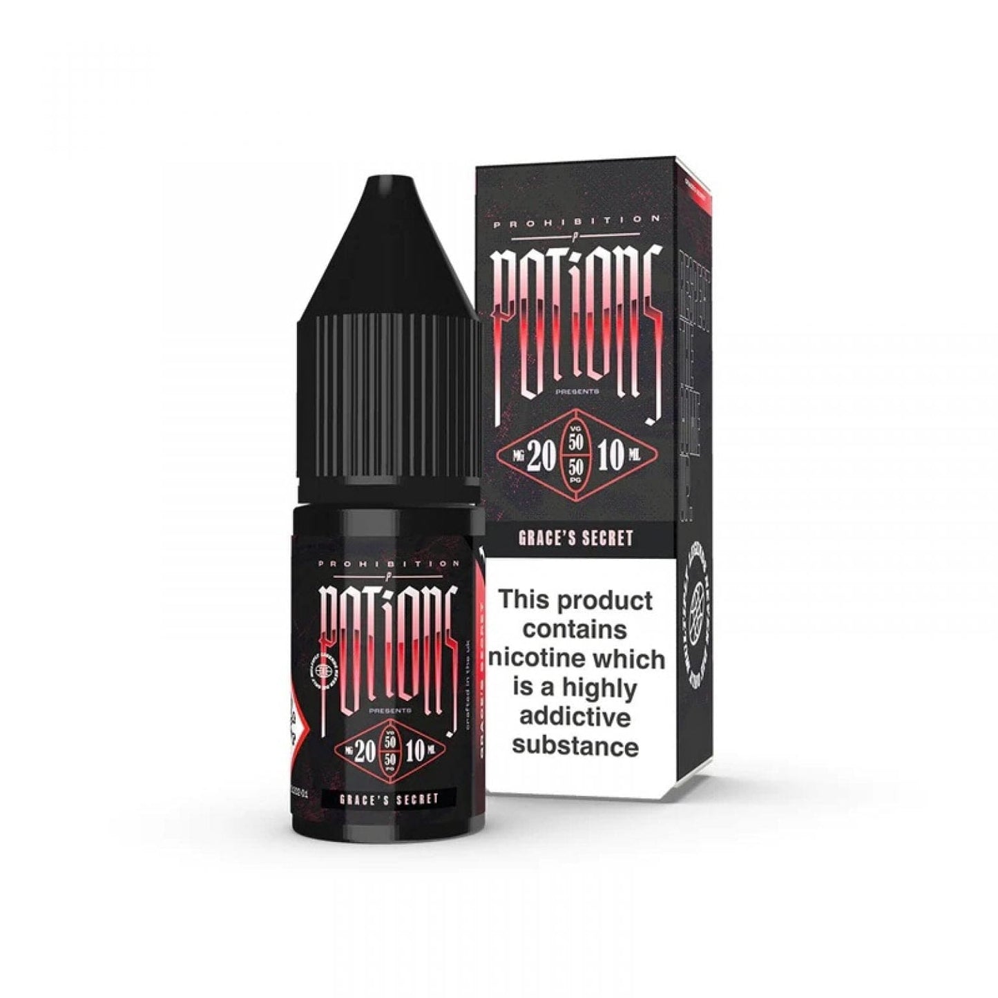Nic Salts Grace's Secret / 20mg Prohibition Potions Nic Salt E-Liquids