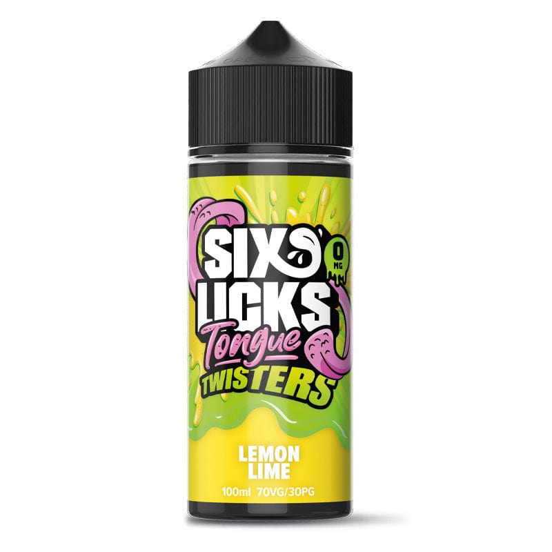 Shortfill Eliquids Lemon Lime Six Licks Tongue Twisters Shortfill
