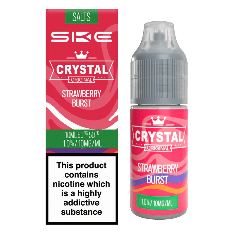 Nic Salts Strawberry Burst / 10mg SKE Crystal Original Nic Salts