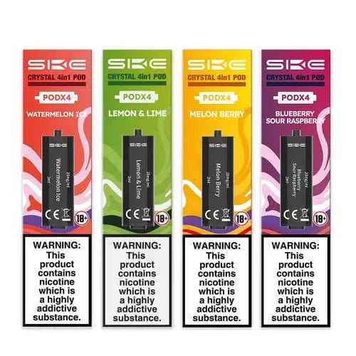 Pre-Filled Vape Devices SKE Crystal 4in1 Pre-Filled Vape Pods