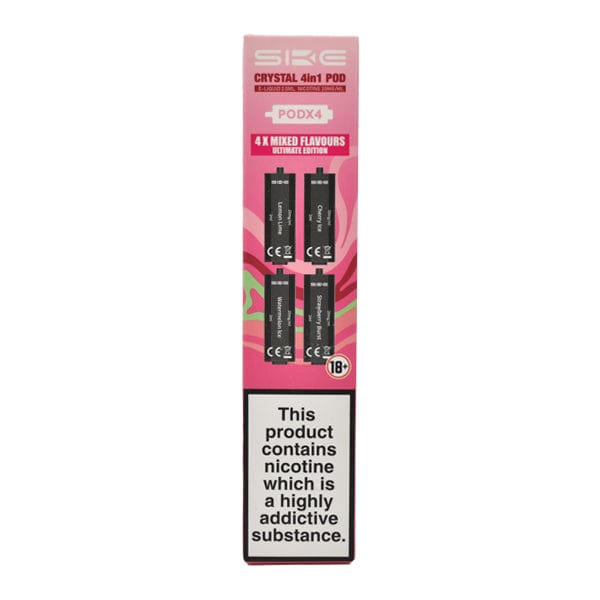 Pre-Filled Vape Devices SKE Crystal 4in1 Pre-Filled Vape Pods