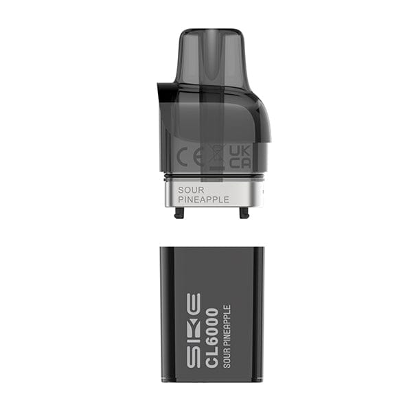 Pre-Filled Vape Devices Sour Pineapple SKE Crystal CL6000 Prefilled Pods