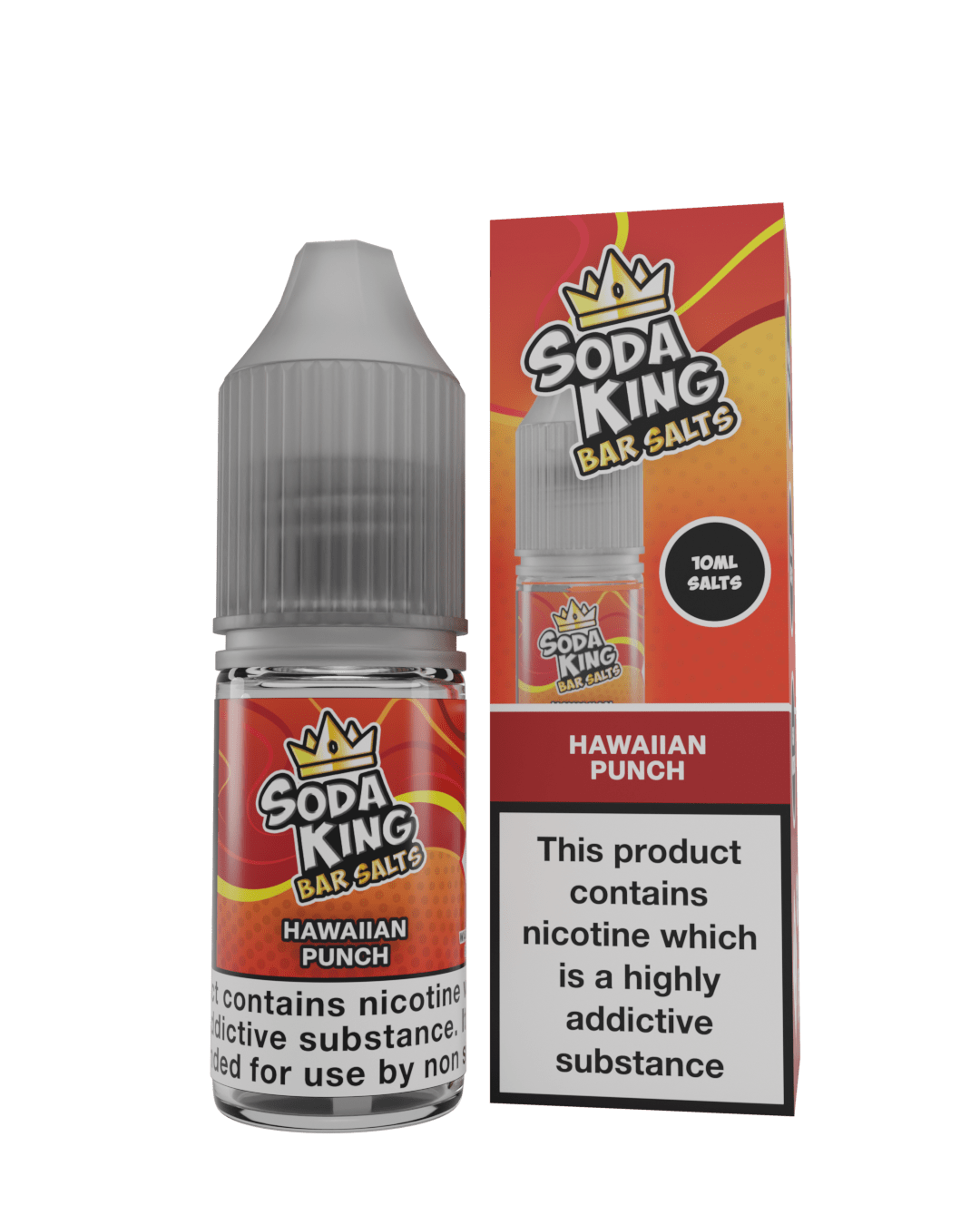 10ml Eliquids Hawaiian Punch / 5MG Soda King Bar Salt New Flavours