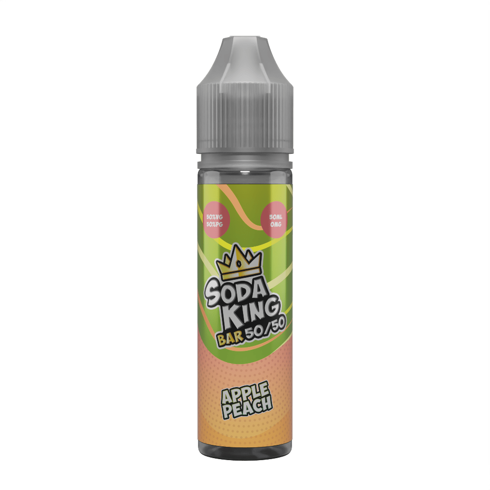 50/50 Shortfill Apple Peach Soda King Bar 50/50 50ml