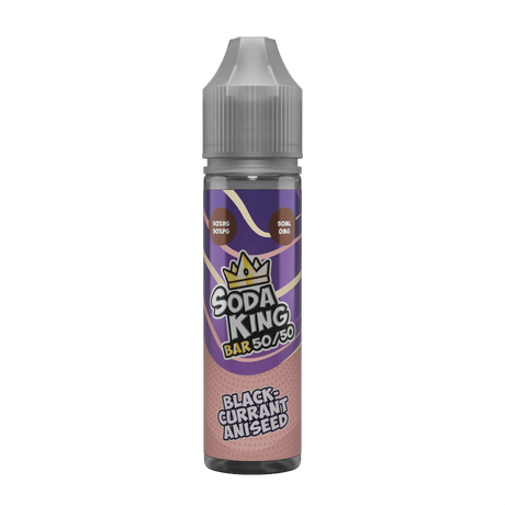50/50 Shortfill Blackcurrant Aniseed Soda King Bar 50/50 50ml