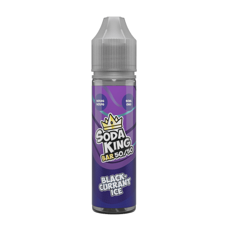 50/50 Shortfill Blackcurrant Ice Soda King Bar 50/50 50ml