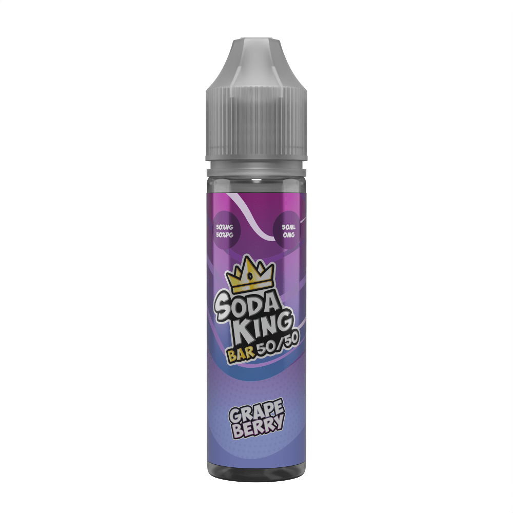 50/50 Shortfill Grape Berry Soda King Bar 50/50 50ml
