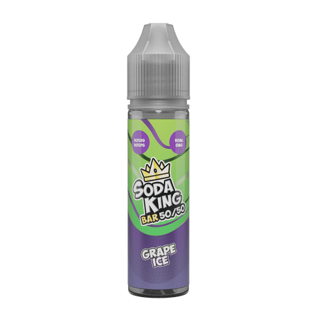 50/50 Shortfill Grape Ice Soda King Bar 50/50 50ml