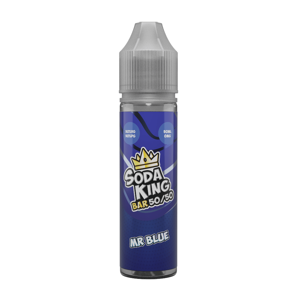 50/50 Shortfill Mr Blue Soda King Bar 50/50 50ml