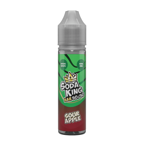 50/50 Shortfill Sour Apple Soda King Bar 50/50 50ml