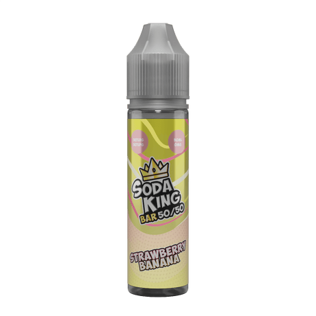 50/50 Shortfill Strawberry Banana Soda King Bar 50/50 50ml