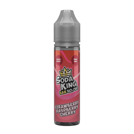 50/50 Shortfill Strawberry Raspberry Cherry Soda King Bar 50/50 50ml