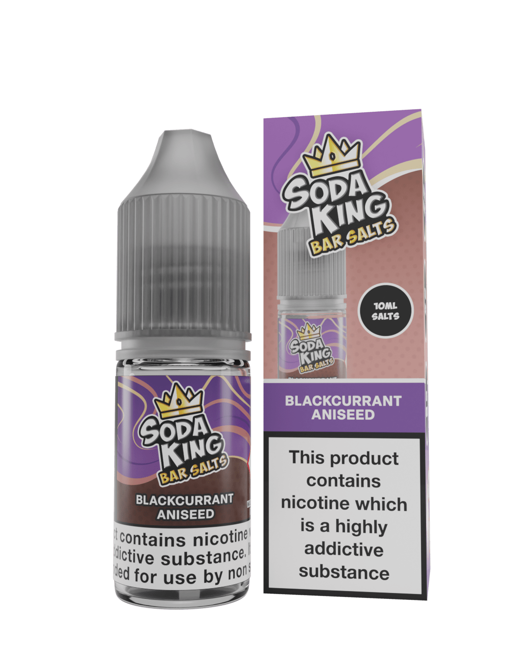 Nic Salts Blackcurrant Aniseed / 5mg Soda King Bar Salts