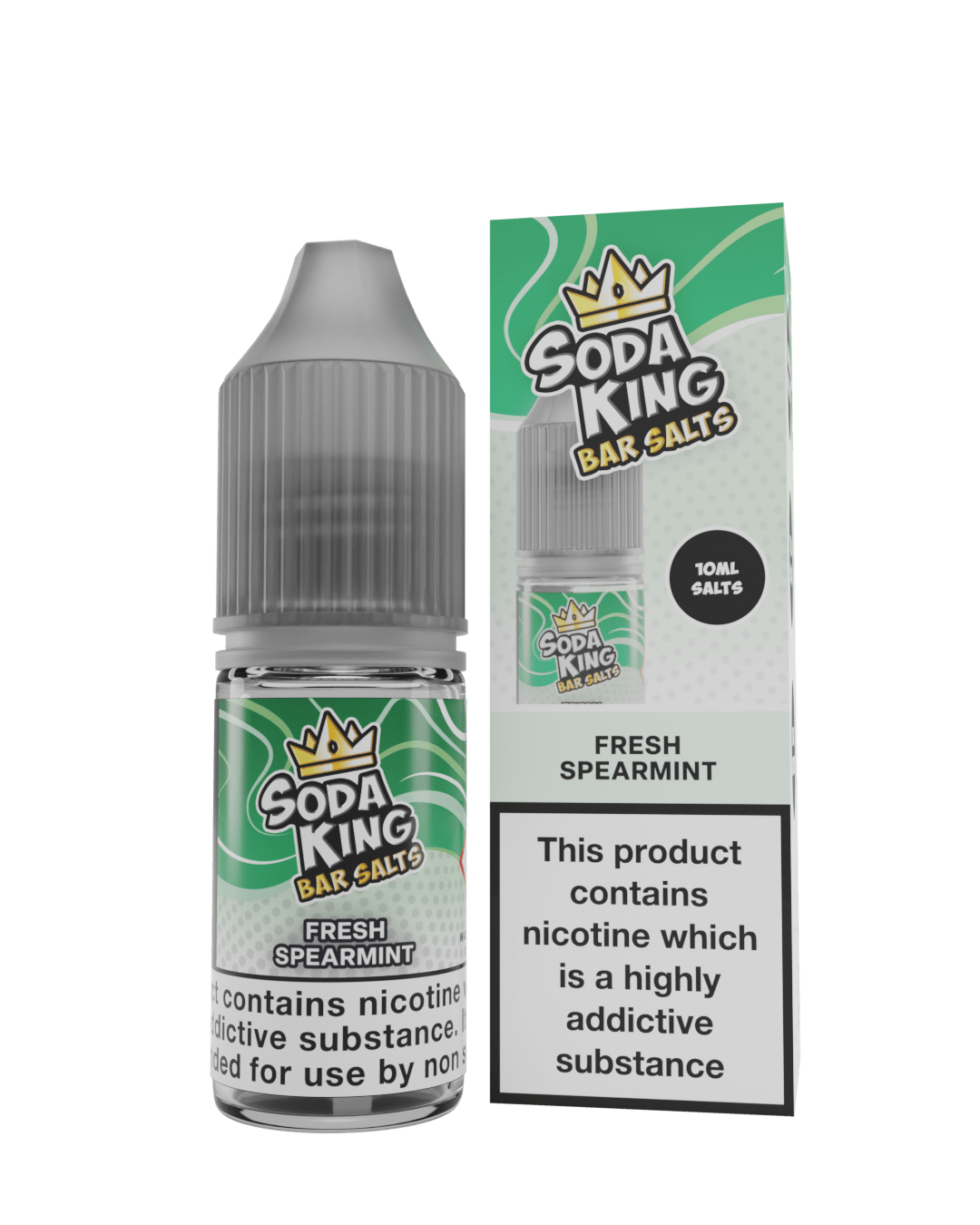 Nic Salts Fresh Spearmint / 5mg Soda King Bar Salts