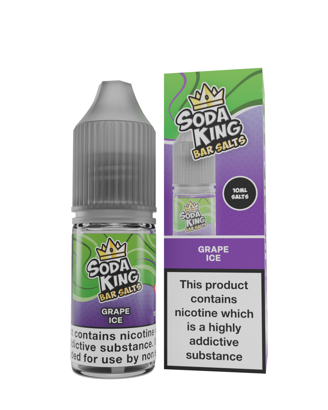 Nic Salts Grape Ice / 5mg Soda King Bar Salts