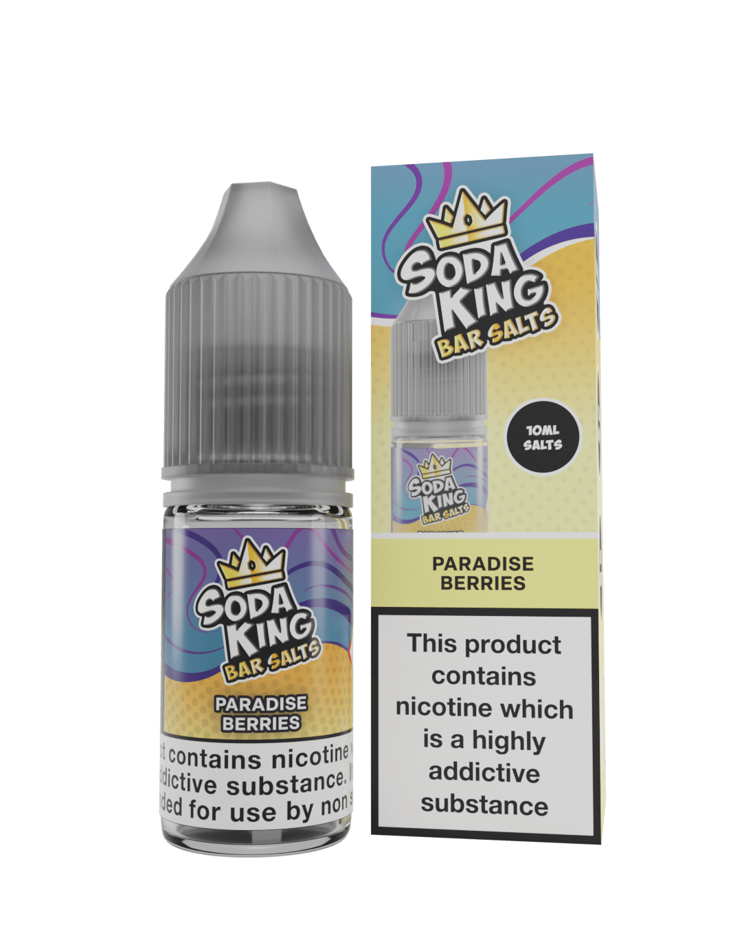 Nic Salts Paradise Berries / 5mg Soda King Bar Salts