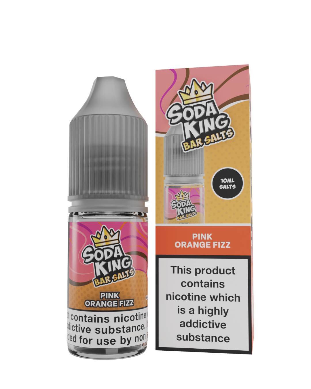 Nic Salts Pink Orange Fizz / 5mg Soda King Bar Salts