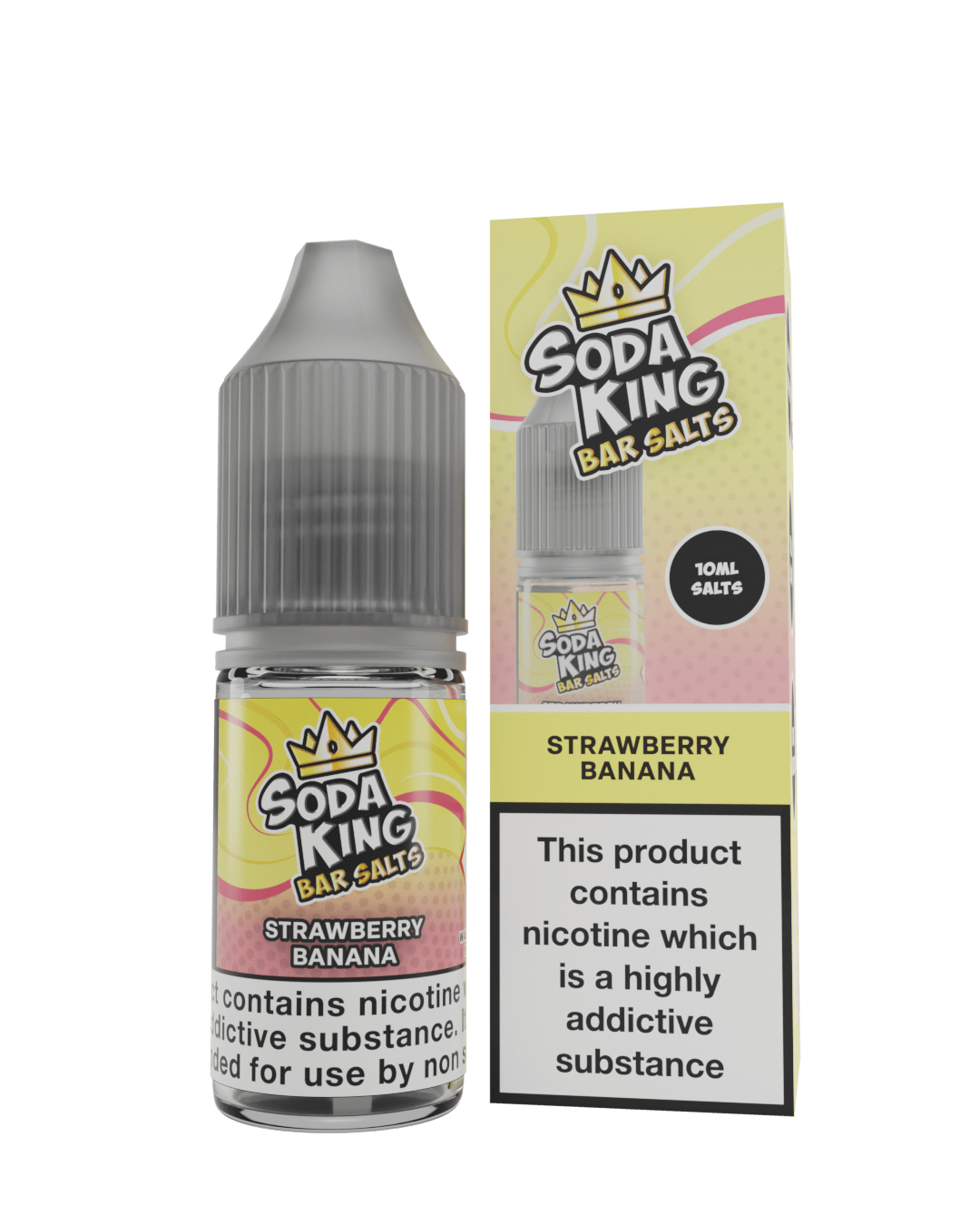 Nic Salts Strawberry Banana / 5mg Soda King Bar Salts