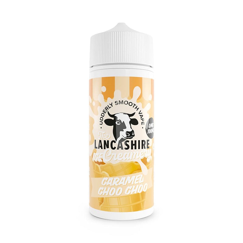 Shortfill Eliquids Caramel Choo Choo Lancashire Ice Creamery 100ml Shortfill