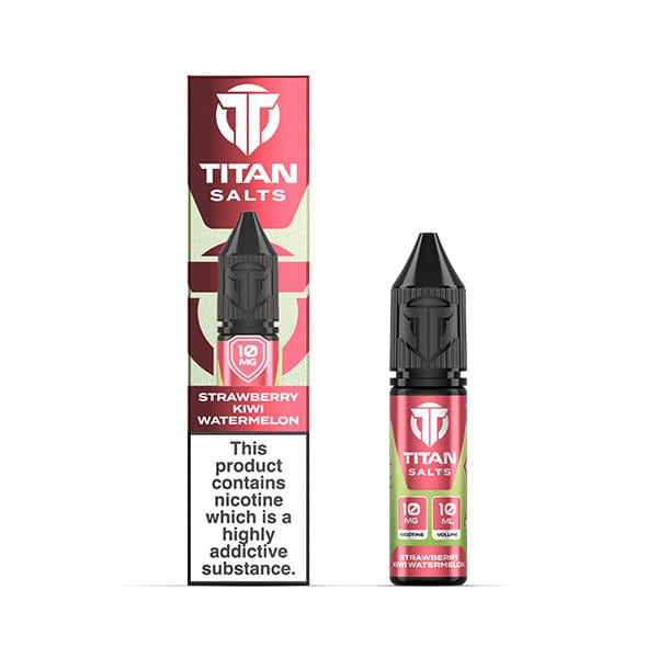 10ml Eliquids Strawberry Kiwi Watermelon / 10MG Titan Salts