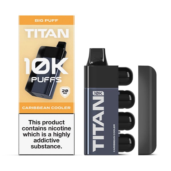 Disposable Vape Sticks Caribbean Cooler Titan 10K Rechargeable Disposable Vape