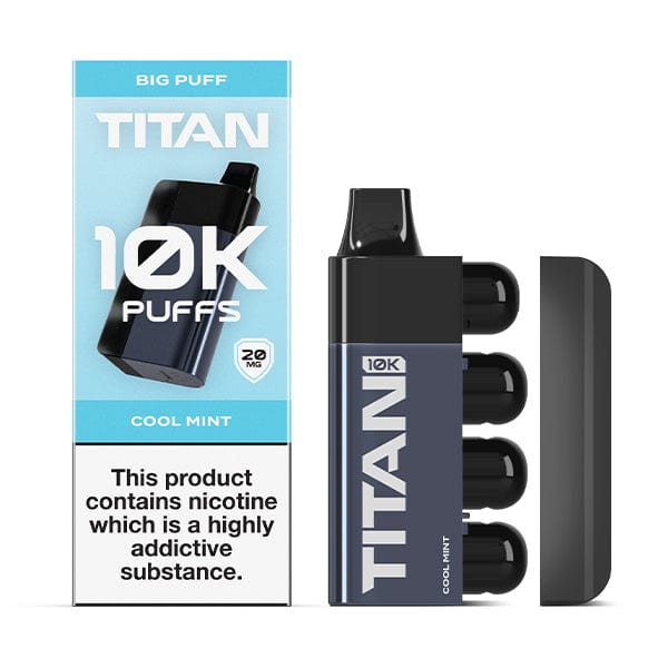 Disposable Vape Sticks Cool Mint Titan 10K Rechargeable Disposable Vape