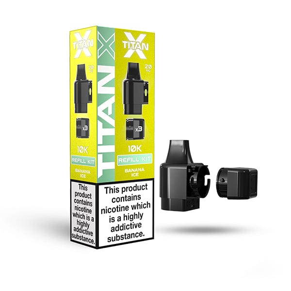 Pre-Filled Vape Devices Banana Ice Titan X Replacement Pods