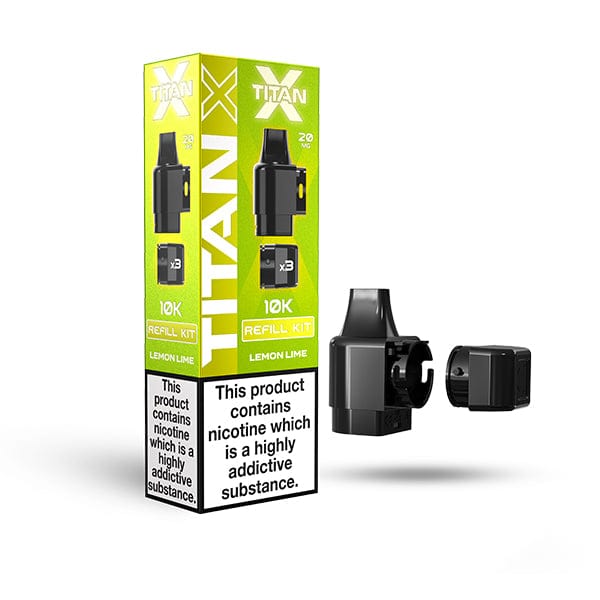 Pre-Filled Vape Devices Lemon Lime Titan X Replacement Pods