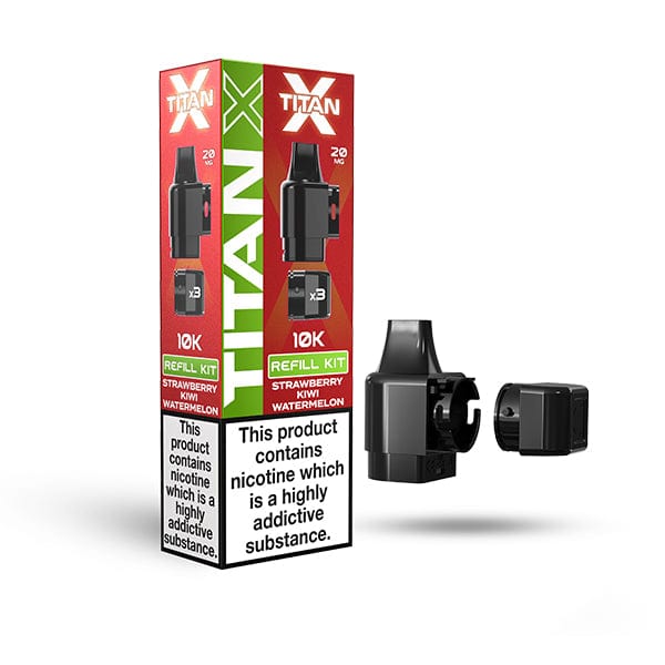 Pre-Filled Vape Devices Strawberry Kiwi Watermelon Titan X Replacement Pods