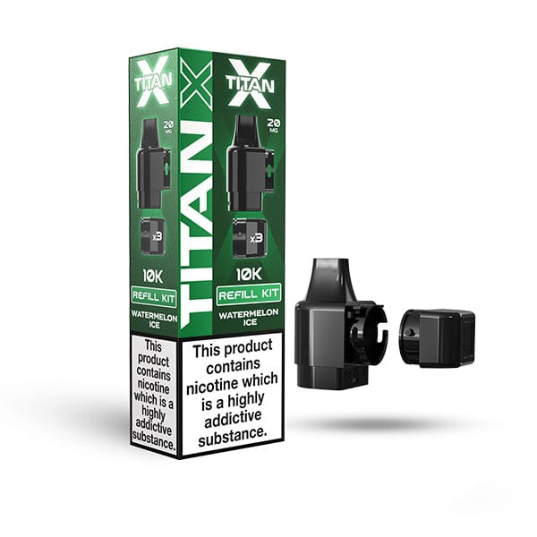 Pre-Filled Vape Devices Watermelon Ice Titan X Replacement Pods