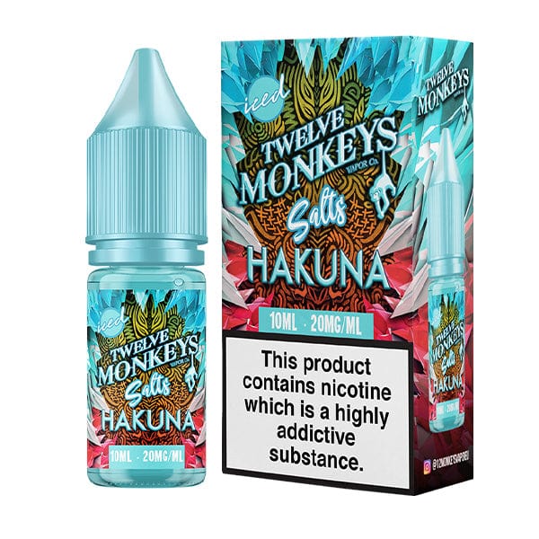 Nic Salts Hakuna Iced / 10MG Twelve Monkeys Ice Age Collection