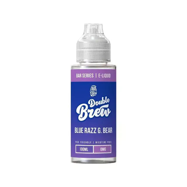 BLUE RAZZ G BEAR Ohm Brew Double Brew Bar Series 100ml Shortfill