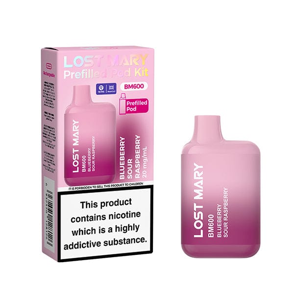 Blueberry Sour Raspberry Lost Mary BM Pre Filled Pod Kit