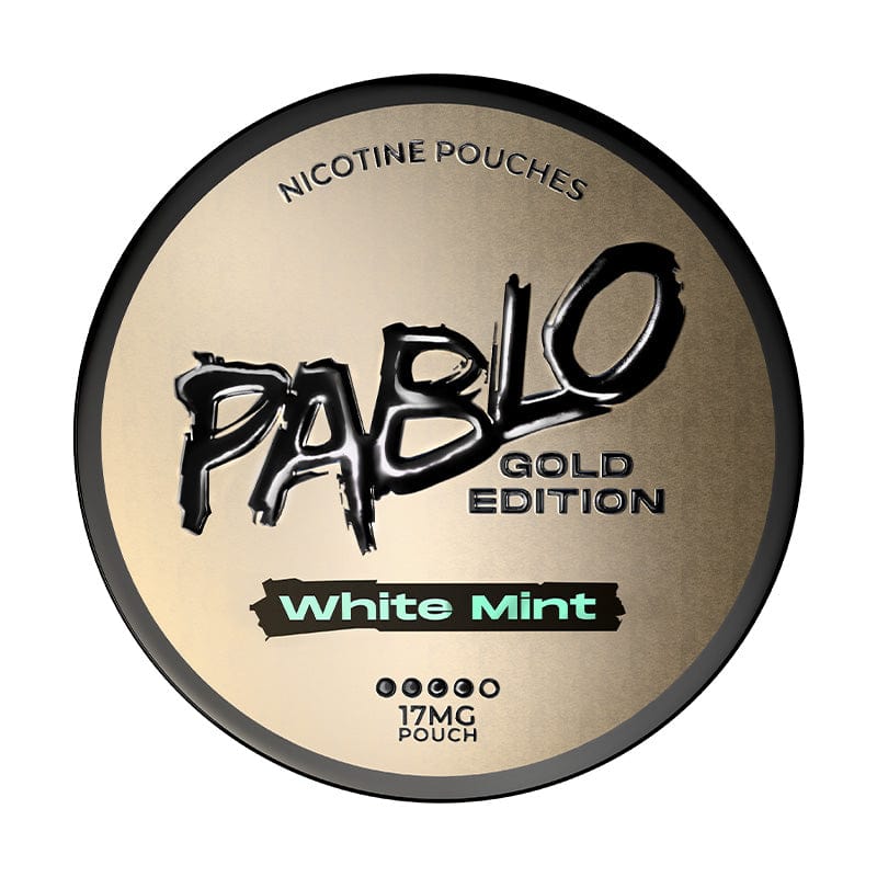 Nicotine Alternatives White Mint Pablo Gold Edition 17mg Nicotine Pouches