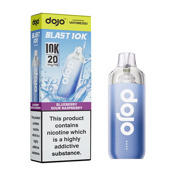 Pre-Filled Vape Devices Blueberry Sour Raspberry Dojo Blast 10K Vape Kit