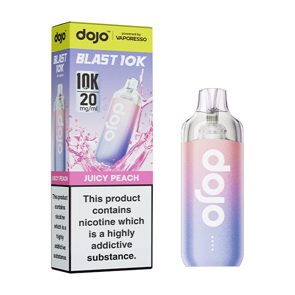 Pre-Filled Vape Devices Juicy Peach Dojo Blast 10K Vape Kit