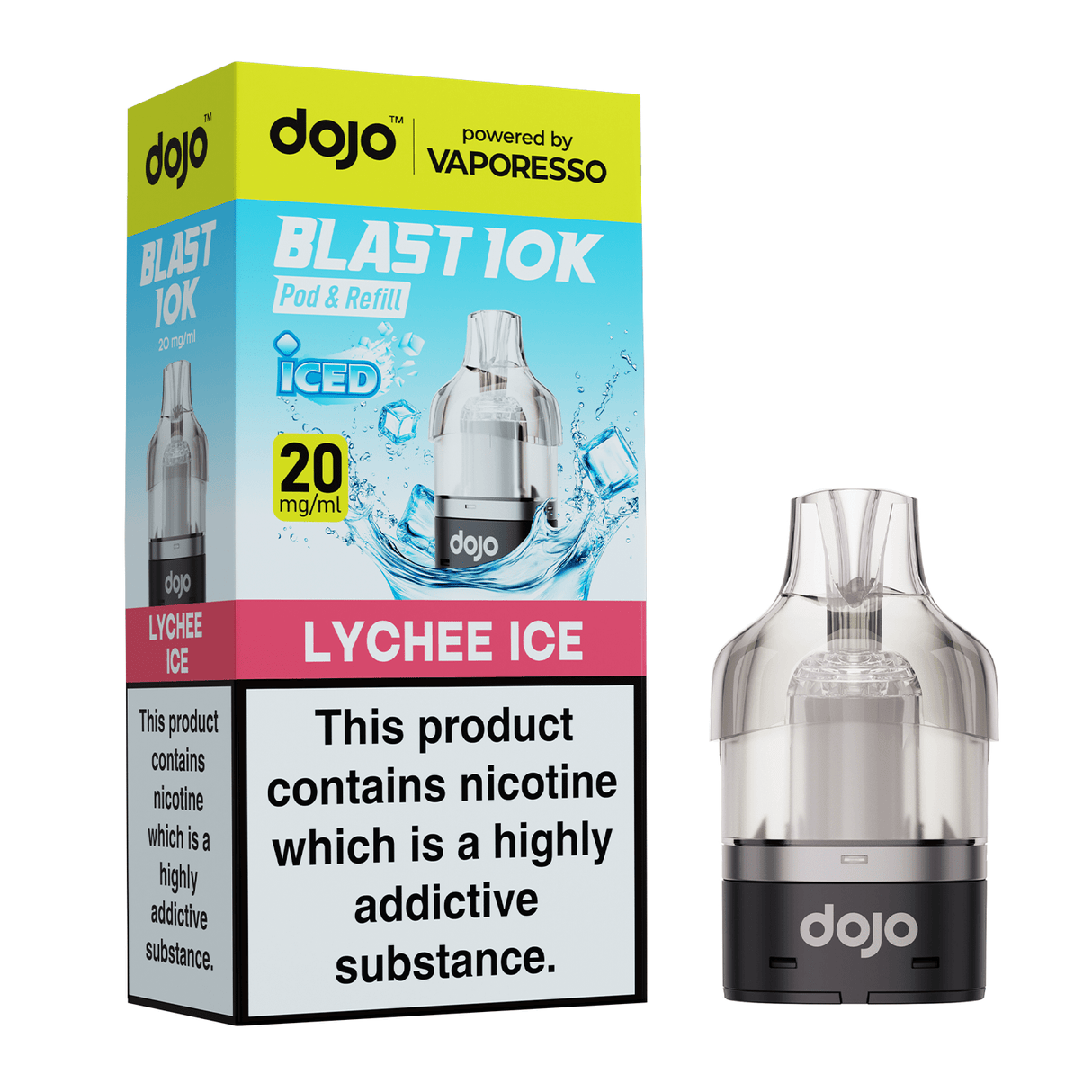 Replacement Pods Lychee Ice ( COMING SOON ) Dojo Blast 10K Replacement Pods