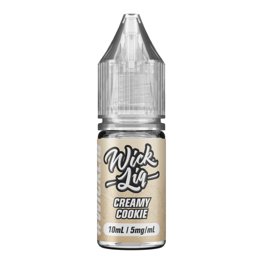 10ml Eliquids Creamy Cookie / 5MG WICK LIQ Bar Juice Salts