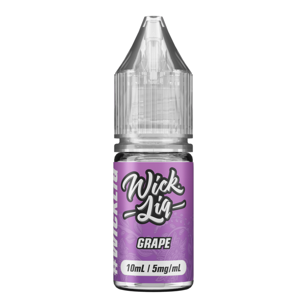 10ml Eliquids Grape / 5MG WICK LIQ Bar Juice Salts