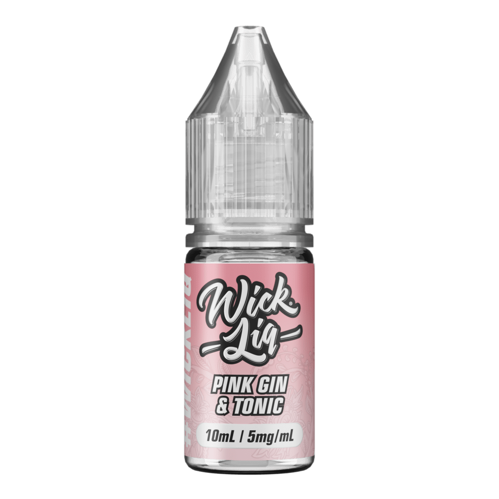 10ml Eliquids Pink Gin & Tonic / 5MG WICK LIQ Bar Juice Salts