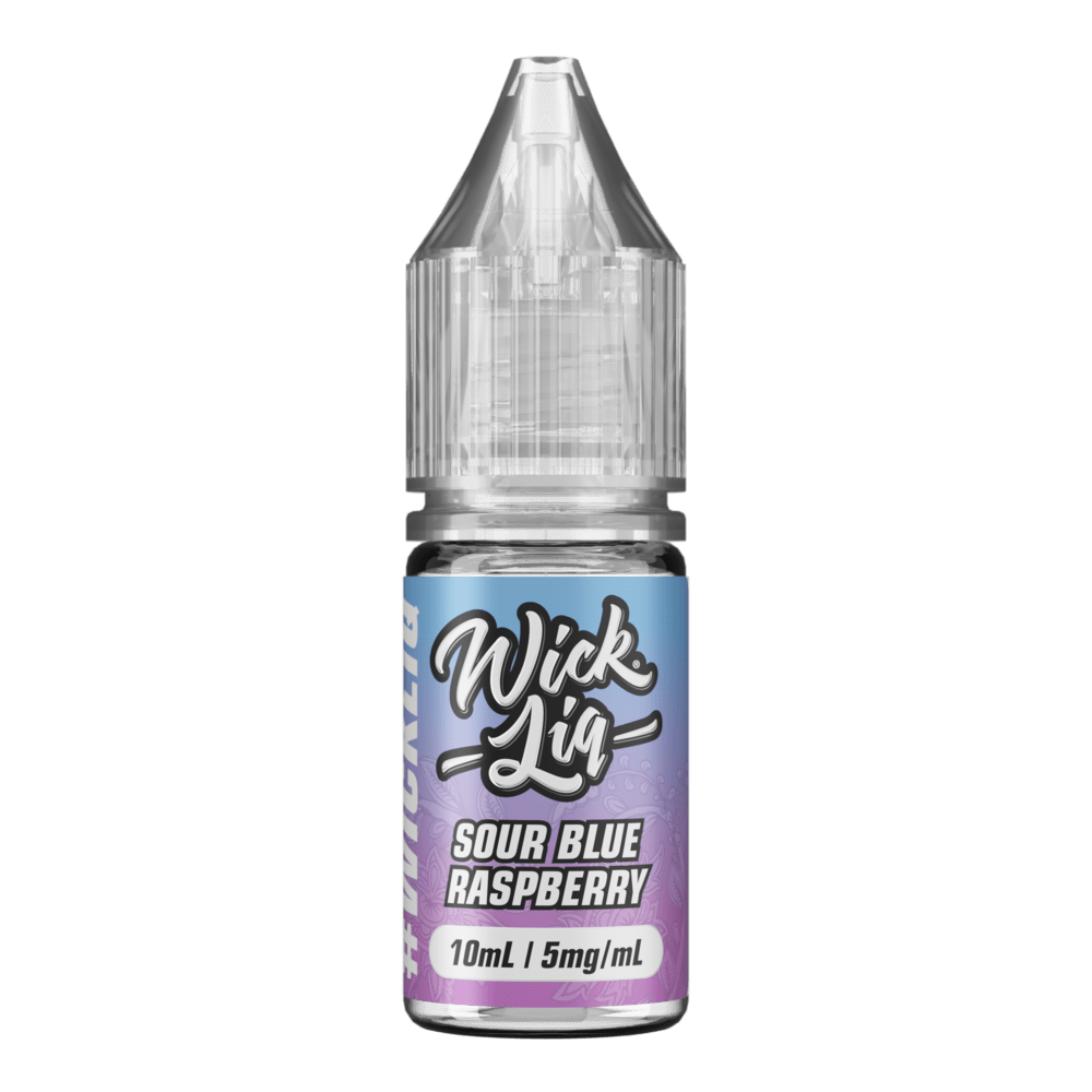 10ml Eliquids Sour Blue Raspberry / 5MG WICK LIQ Bar Juice Salts