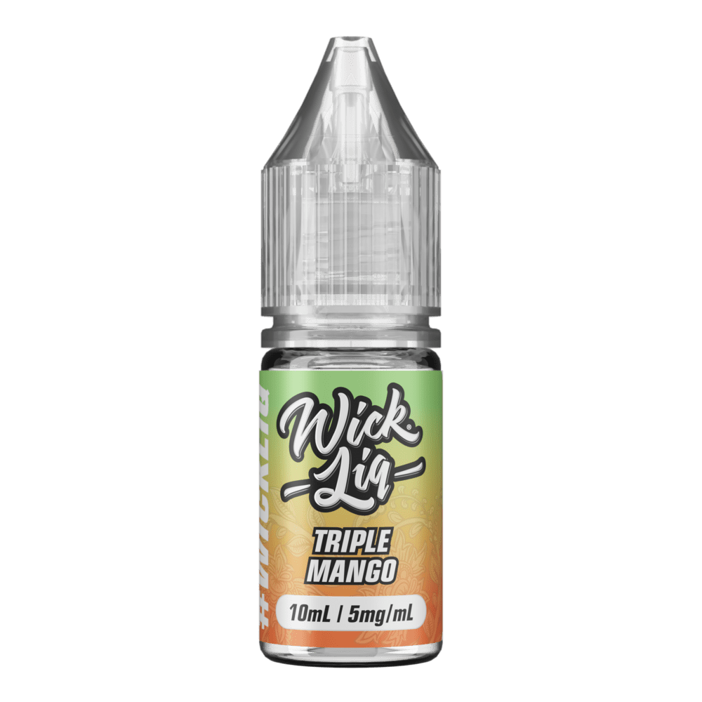 10ml Eliquids Triple Mango / 5MG WICK LIQ Bar Juice Salts