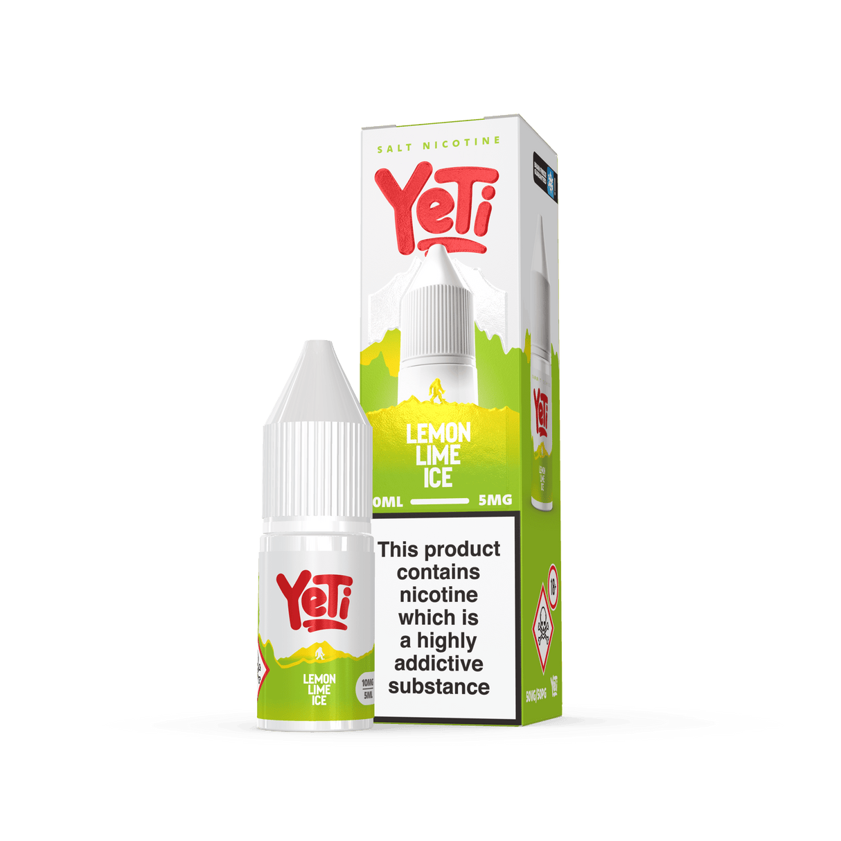 Nic Salts Lemon Lime Ice / 5mg Yeti Summit Series Nic Salts