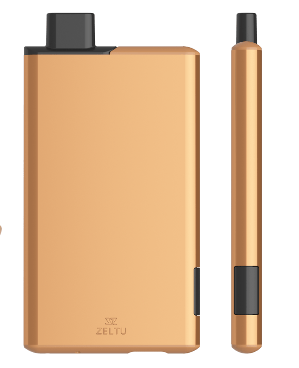 Pre-Filled Vape Devices Burnt Gold Zeltu X3 Pre-Filled Device