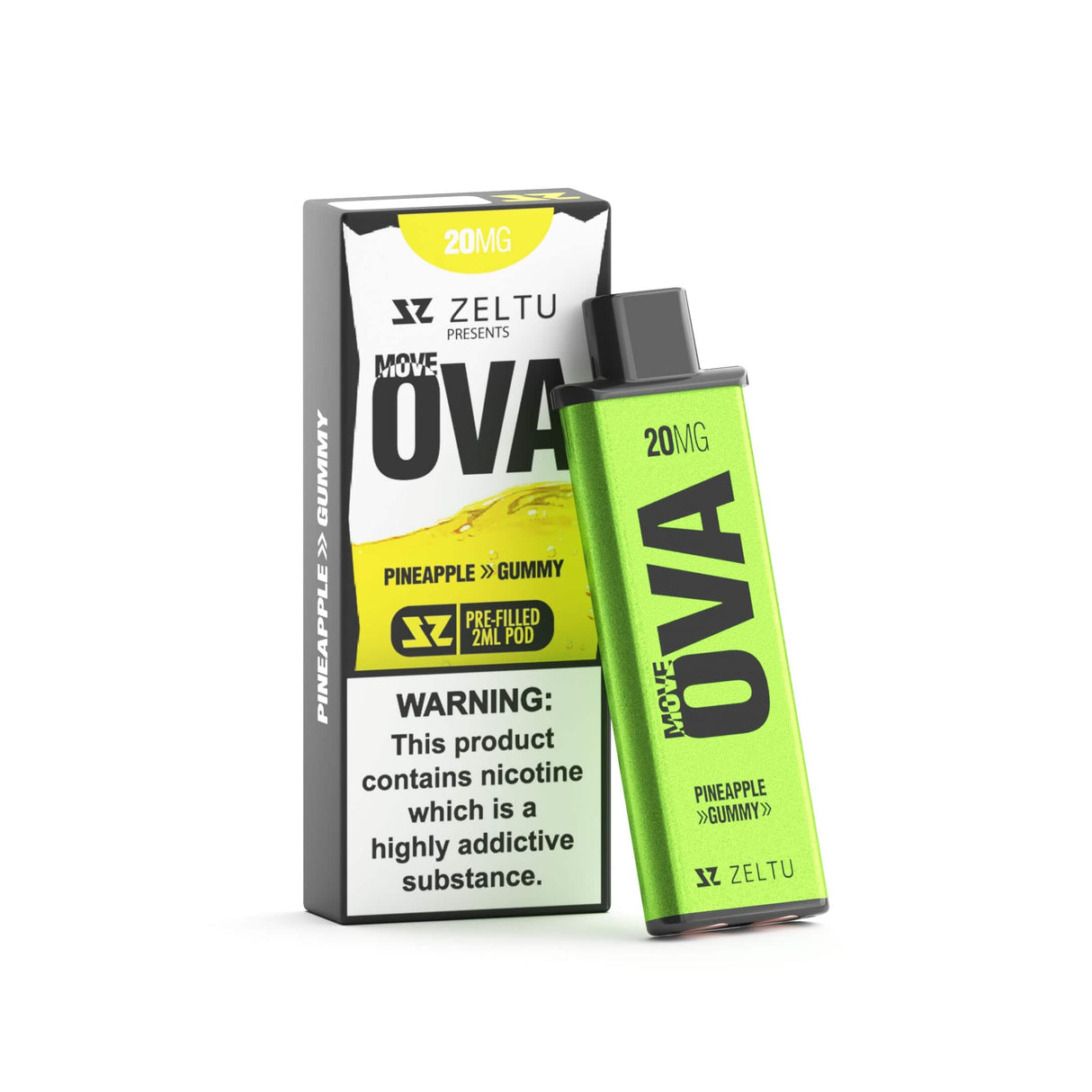 Pre-Filled Vape Devices Move Ova - Pineapple Gummy / 10mg Zeltu X3 Pre-Filled Pods
